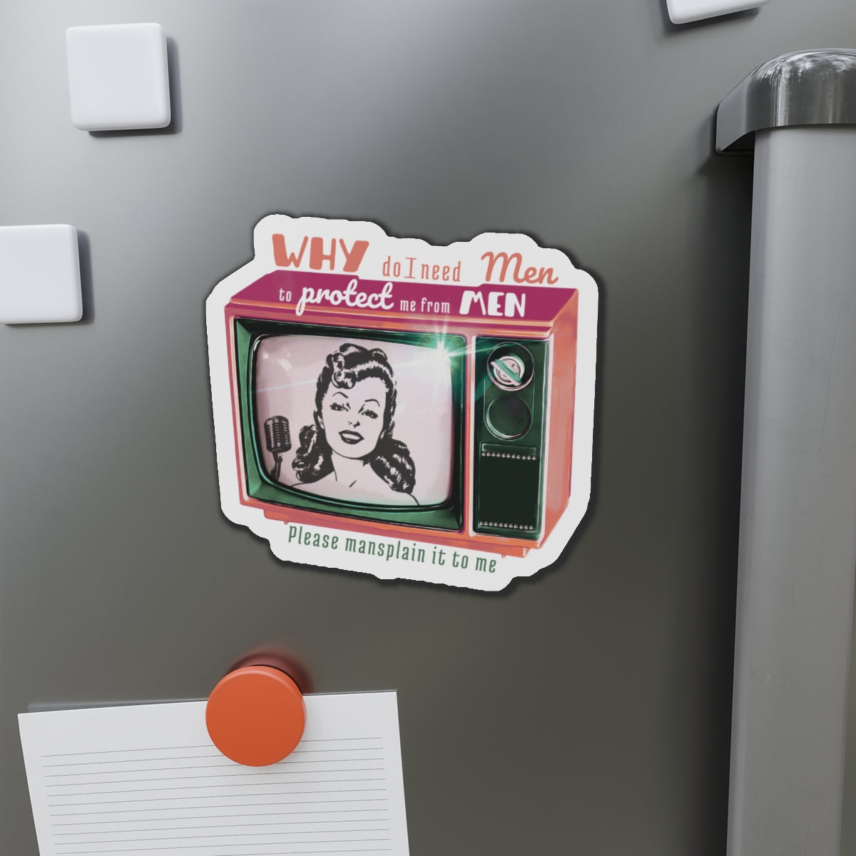 "The Protector" Magnet | Who's Protecting Us From You?