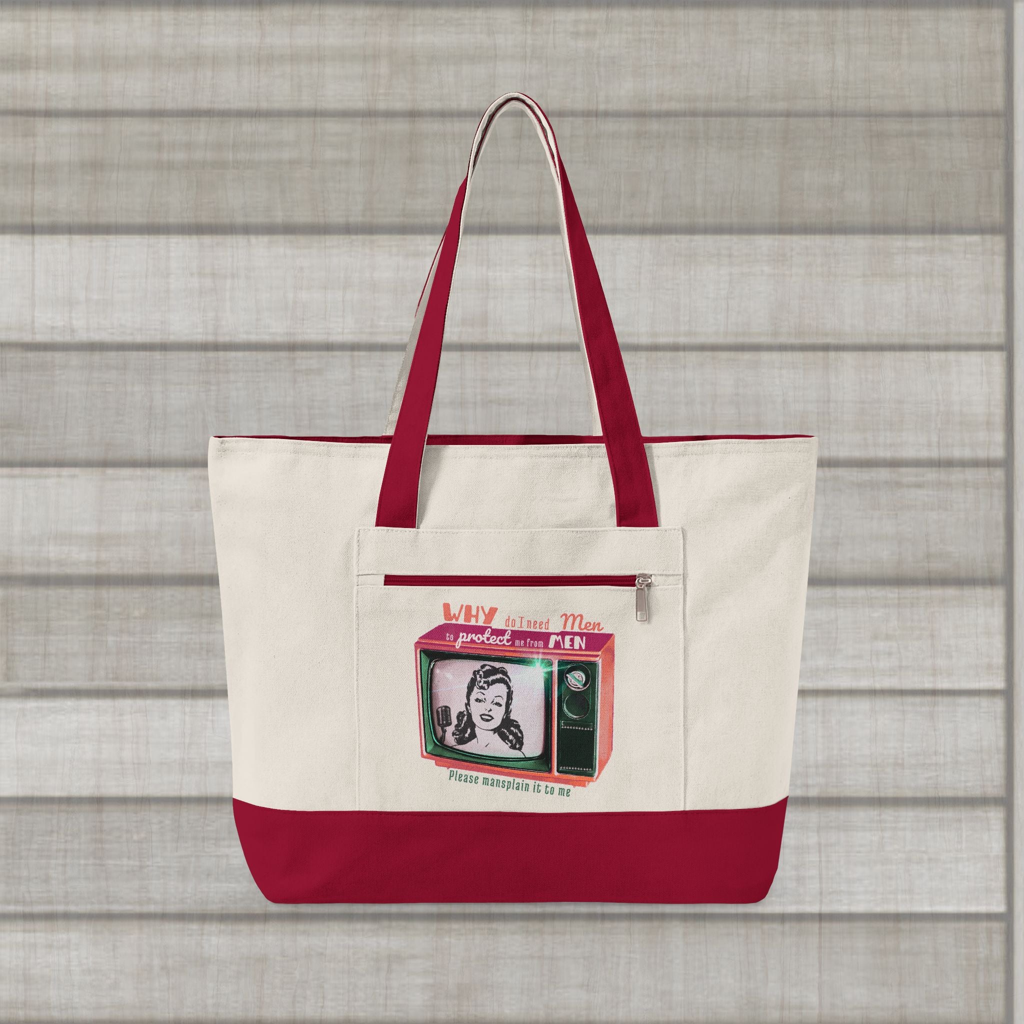 "The Protector" Tote | Who's Protecting Us From You?