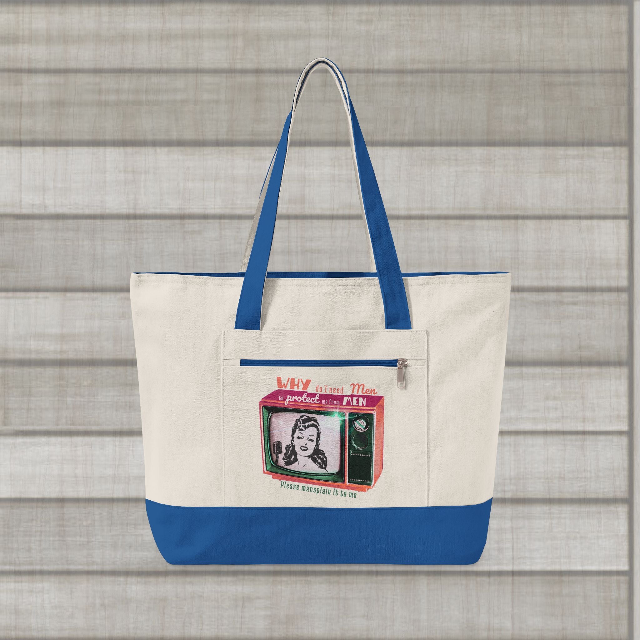 "The Protector" Tote | Who's Protecting Us From You?