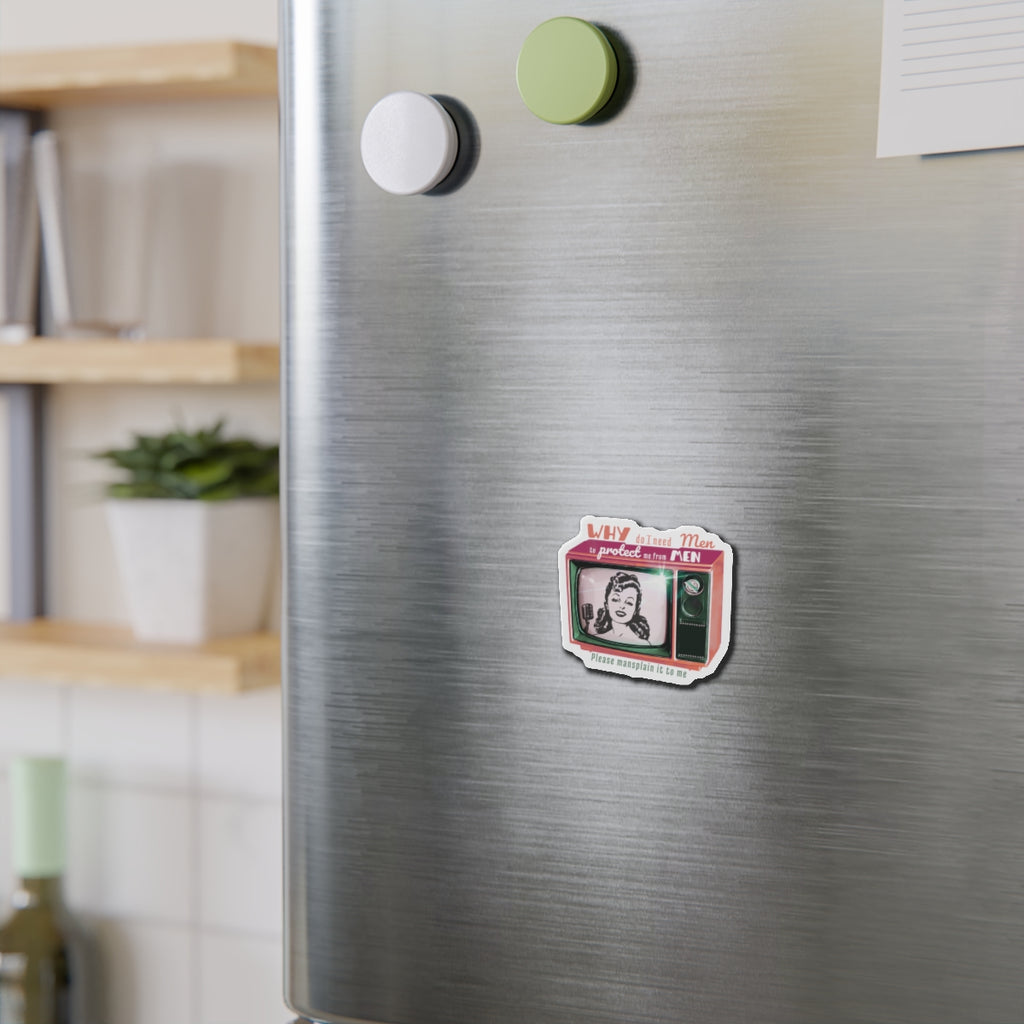 "The Protector" Magnet | Who's Protecting Us From You?