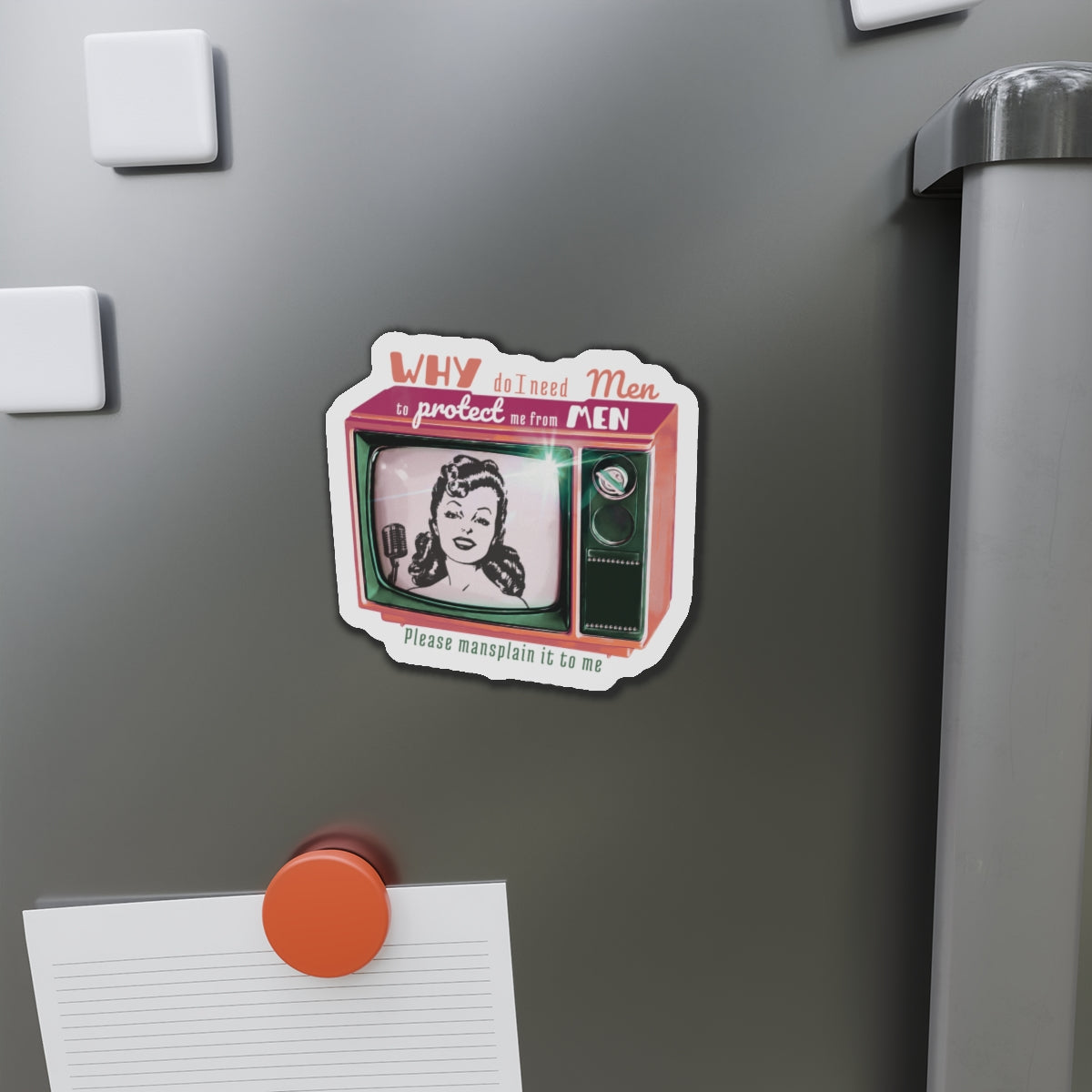 "The Protector" Magnet | Who's Protecting Us From You?