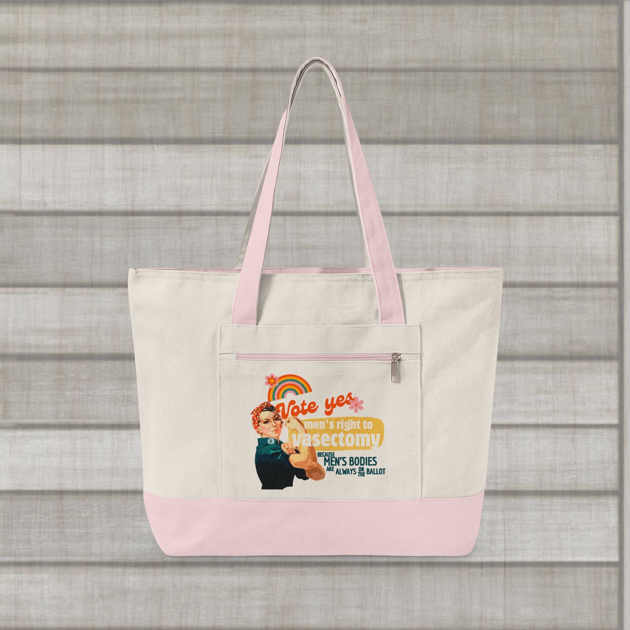 "Plot Twist" Tote Bag | Let's Talk About Men's Bodies for a Change