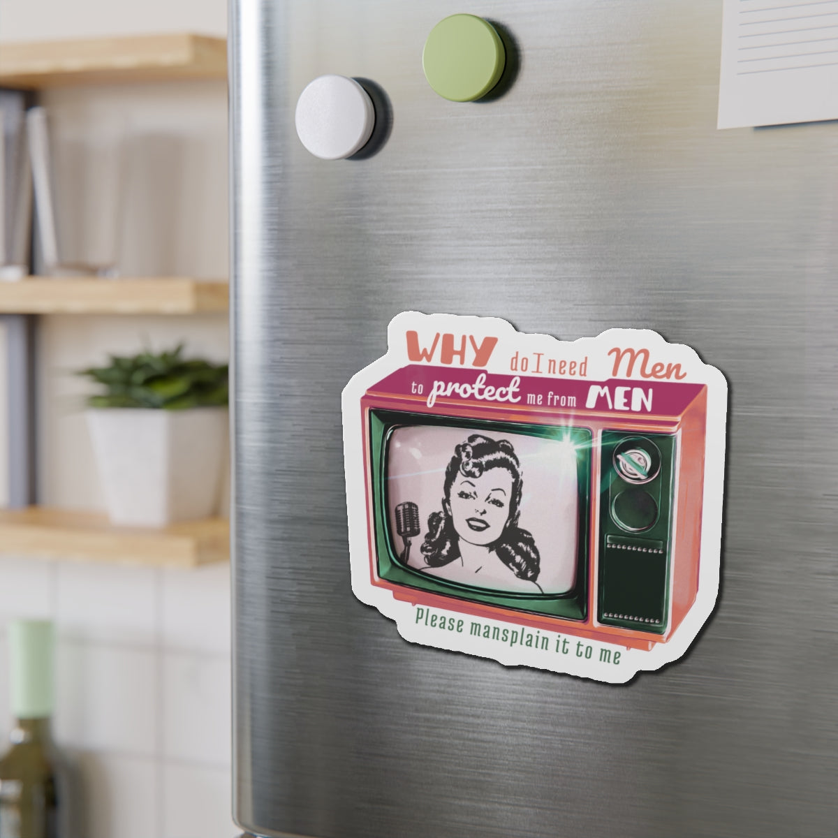 "The Protector" Magnet | Who's Protecting Us From You?