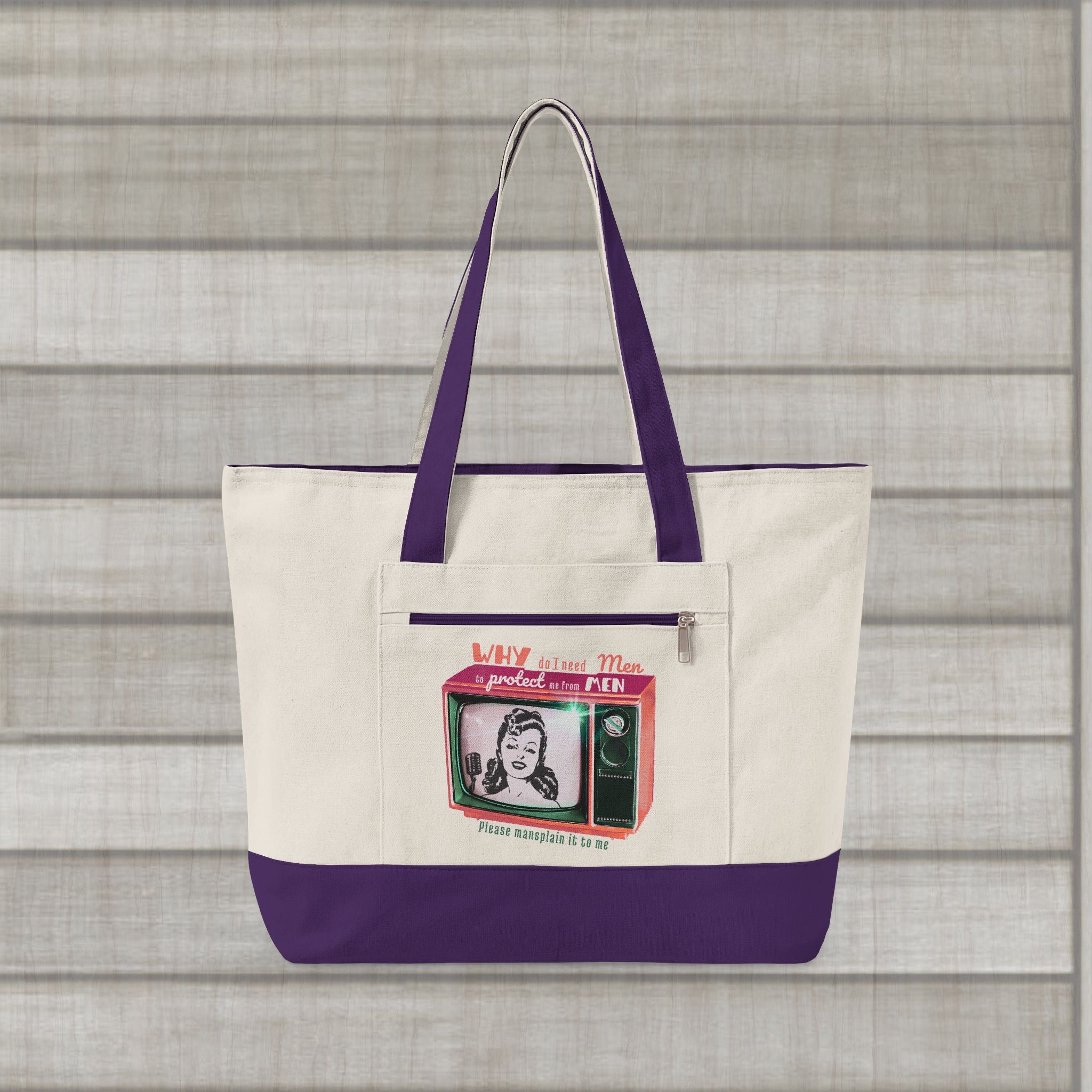 "The Protector" Tote | Who's Protecting Us From You?