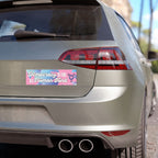Democracy is for ALL Human Kind Bumper Sticker – Cotton Candy