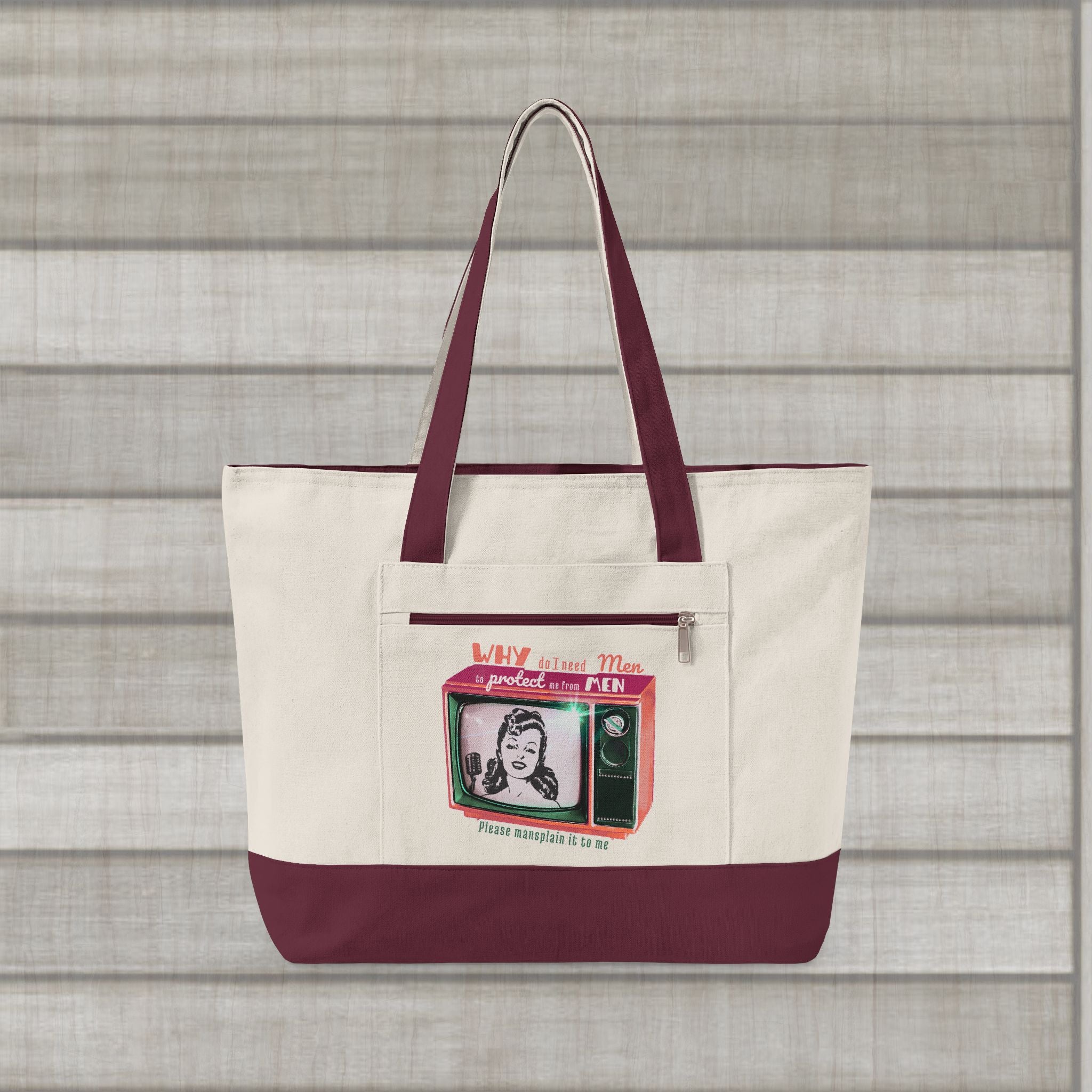 "The Protector" Tote | Who's Protecting Us From You?
