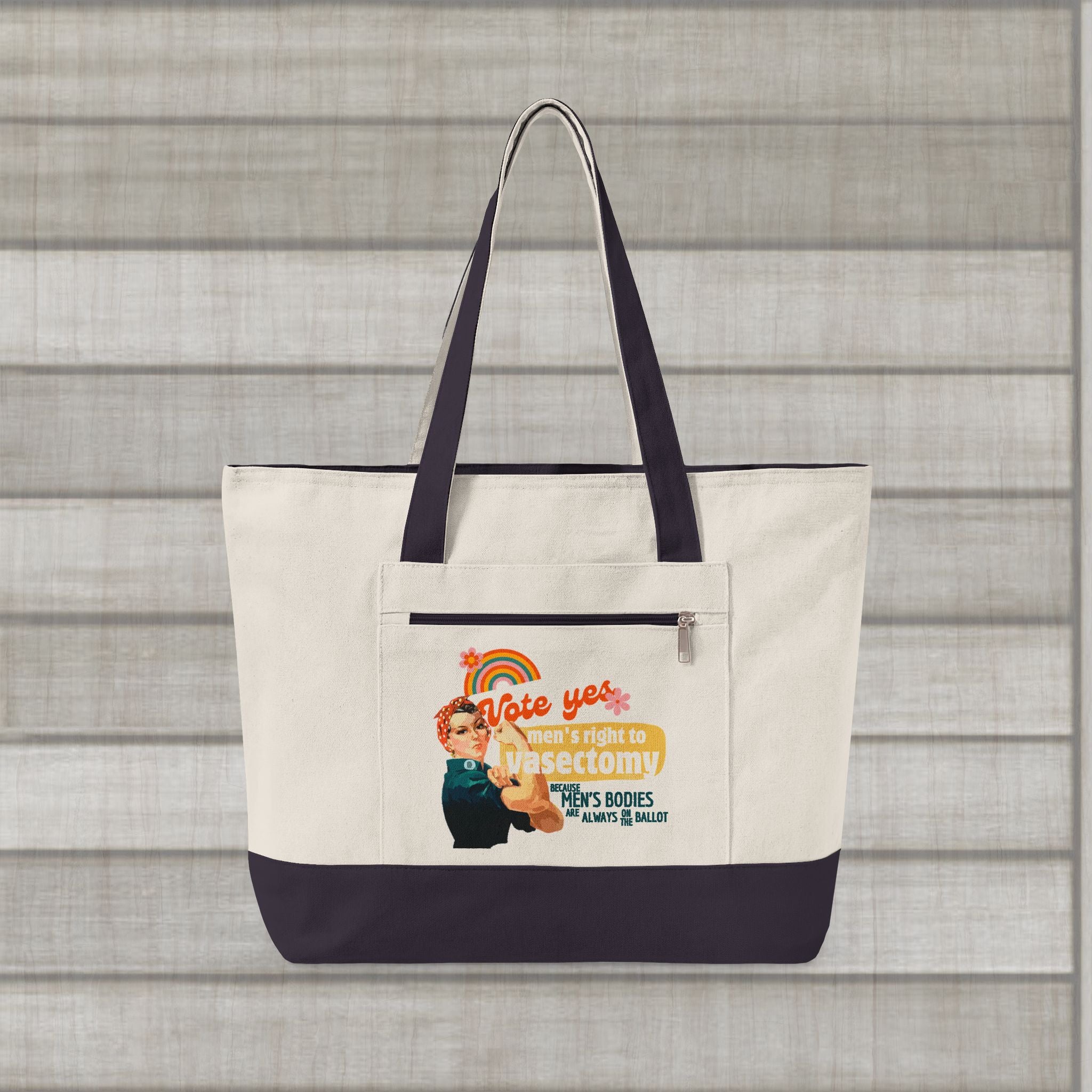 "Plot Twist" Tote Bag | Let's Talk About Men's Bodies for a Change