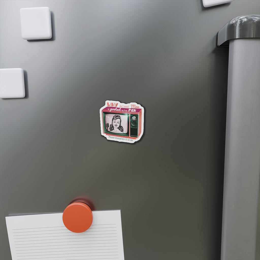 "The Protector" Magnet | Who's Protecting Us From You?