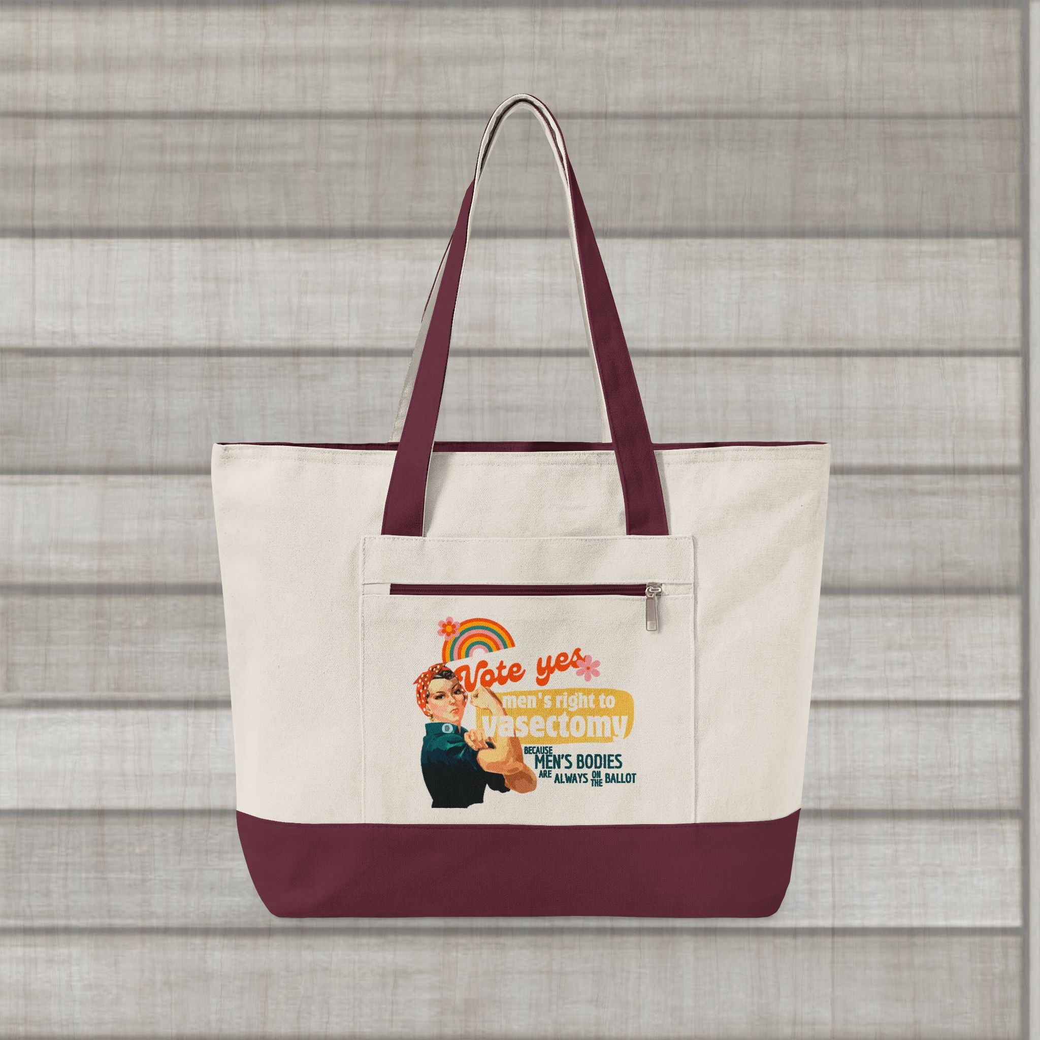 "Plot Twist" Tote Bag | Let's Talk About Men's Bodies for a Change