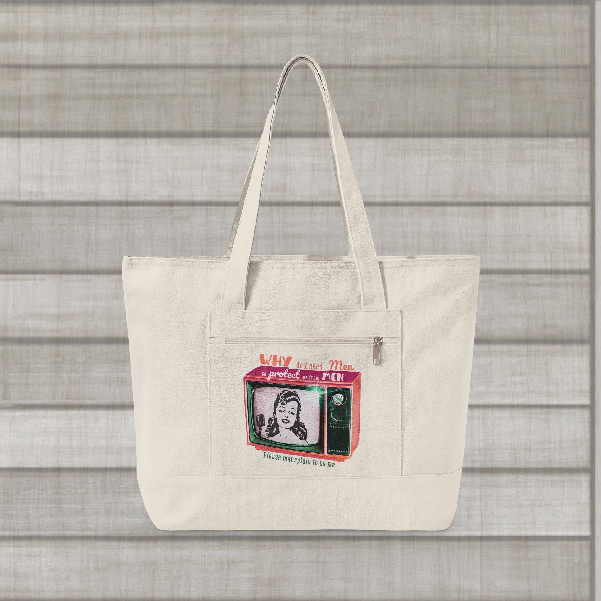 "The Protector" Tote | Who's Protecting Us From You?