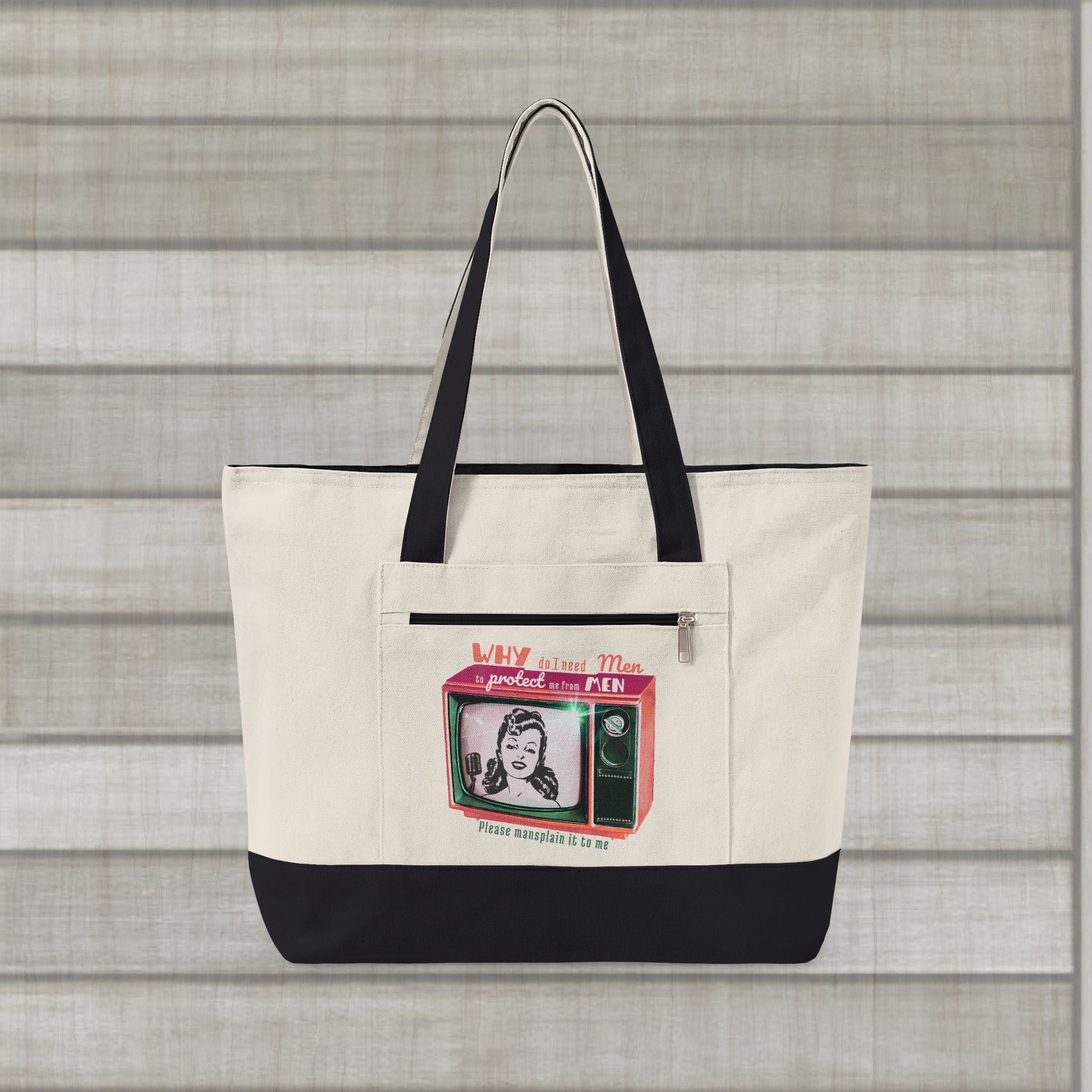 "The Protector" Tote | Who's Protecting Us From You?