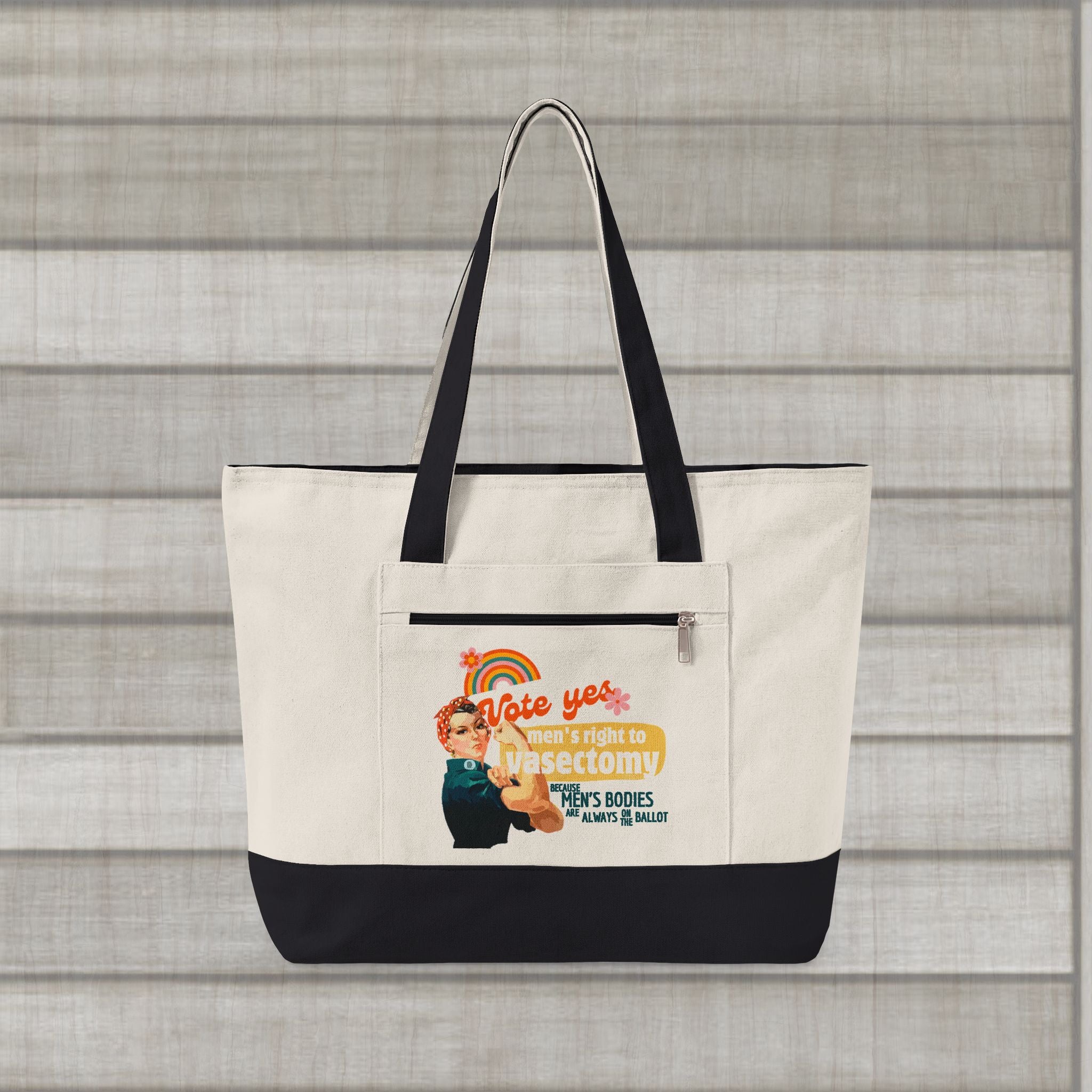 "Plot Twist" Tote Bag | Let's Talk About Men's Bodies for a Change