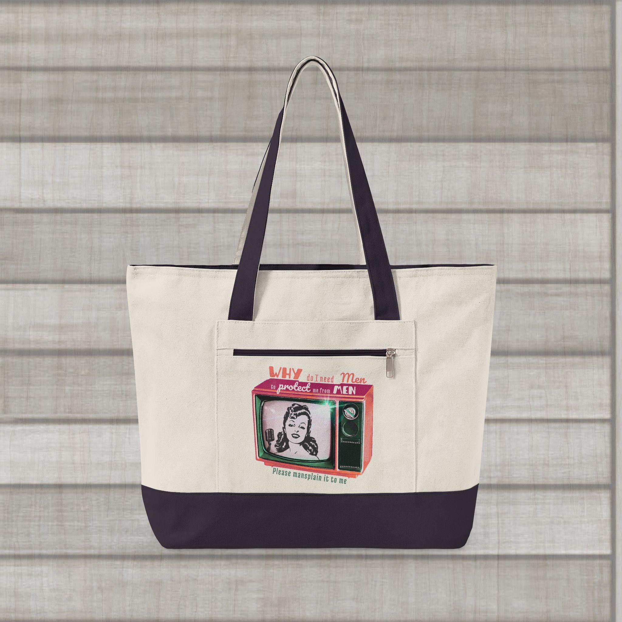 "The Protector" Tote | Who's Protecting Us From You?