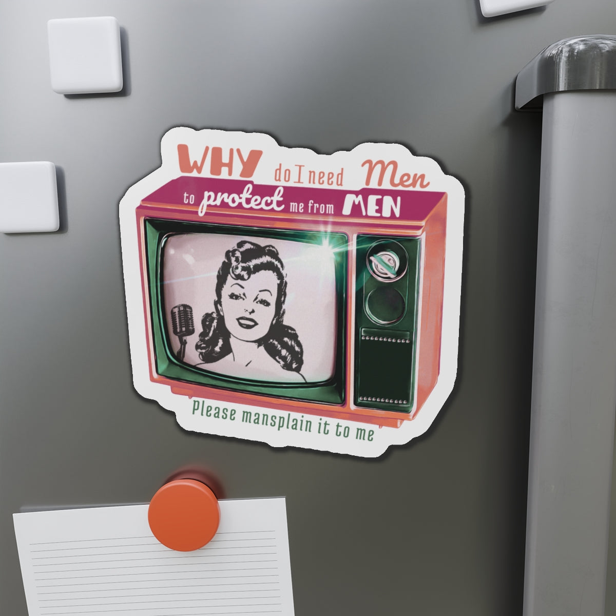 "The Protector" Magnet | Who's Protecting Us From You?