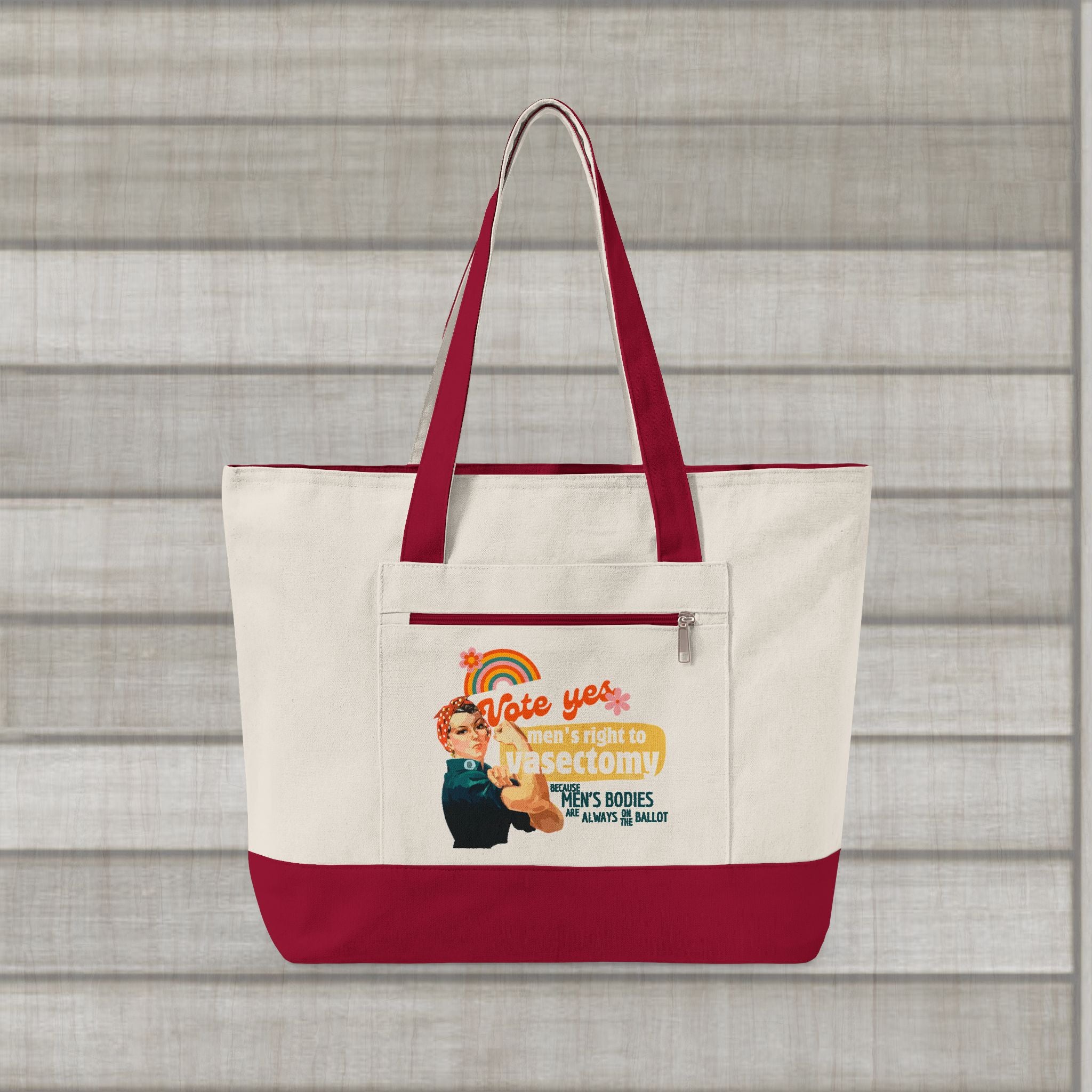 "Plot Twist" Tote Bag | Let's Talk About Men's Bodies for a Change